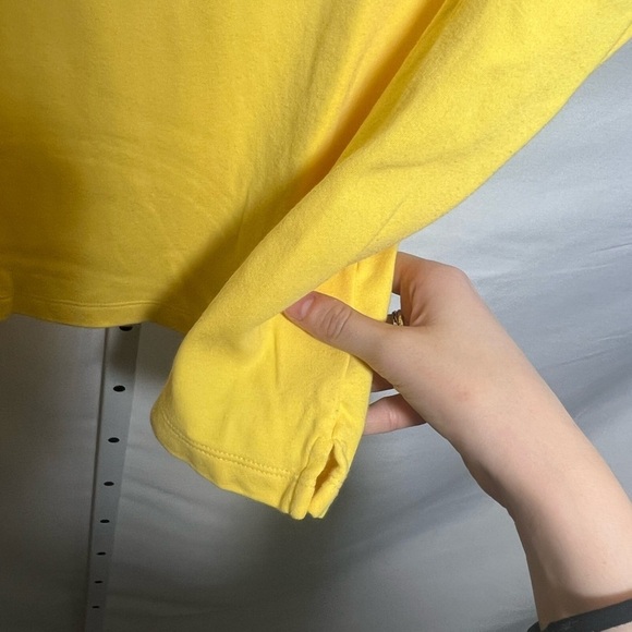 Kim Rogers Perfectly Soft Women’s Sunset Yellow Short Sleeve Top - Picture 6 of 6